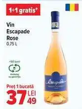 Carrefour Vin Escapade Rose Ofertă