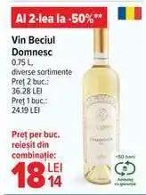 Carrefour Vin Beciul Domnesc Ofertă