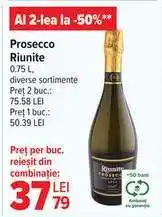 Carrefour Prosecco Riunite Ofertă