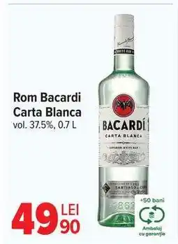 Carrefour Rom Bacardi Carta Blanca Ofertă