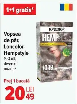 Carrefour Vopsea de păr Loncolor Hempstyle Ofertă