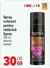 Carrefour Spray colorant pentru rădăcină Syoss Ofertă