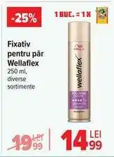 Carrefour Fixativ pentru păr, Wellaflex Ofertă