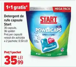 Carrefour Detergent de rufe capsule Start Ofertă