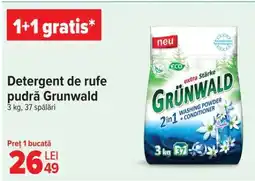 Carrefour Detergent de rufe pudră, Grunwald Ofertă
