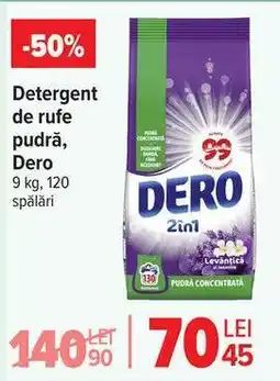 Carrefour Detergent de rufe pudră Dero Ofertă