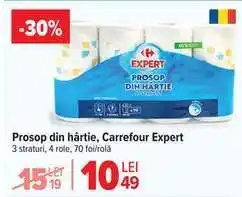 Carrefour Prosop din hârtie Carrefour Expert Ofertă