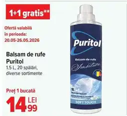Carrefour Balsam de rufe, Puritol Ofertă