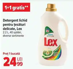 Carrefour Detergent lichid pentru țesături delicate, Lex Ofertă