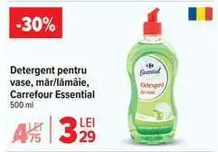 Carrefour Detergent pentru vase, măr/lămâie, Carrefour Essential Ofertă
