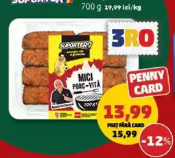 Penny SUPORTER Mici Porc-Vită Ofertă