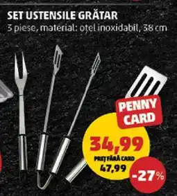 Penny SET UTENSILE GRĂTAR Ofertă