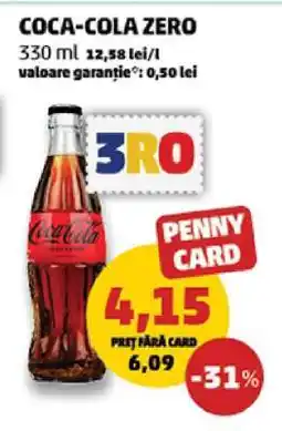 Penny Coca-Cola zero Ofertă