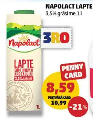 Penny NAPOLACT Lapte Ofertă