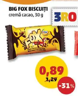 Penny BIG FOX BISCUITI Ofertă