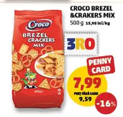Penny CROCO BREZEL &CRAKERS MIX Ofertă