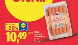 Lidl Pikok Crenvurști din piept de pui Ofertă