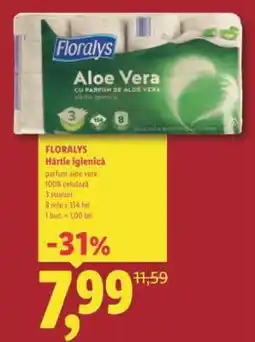 Lidl FLORALYS Hârtie igienică Ofertă