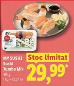 Lidl My Sushi Sushi Jumbo Mix Ofertă