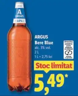 Lidl ARGUS Bere Blue Ofertă
