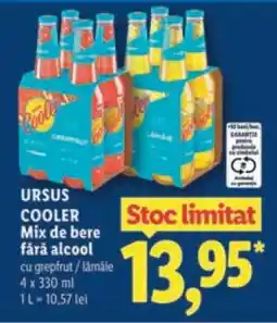 Lidl URSUS COOLER Mix de bere fără alcool Ofertă