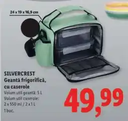 Lidl SILVERCREST Geantă frigorifică, cu caserole Ofertă