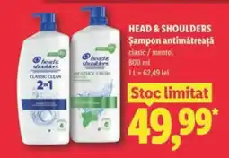Lidl Head & Shoulders Șampon antimătreață Ofertă