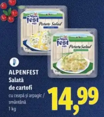 Lidl Alpenfest Salată de cartofi Ofertă