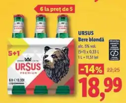 Lidl URSUS Bere blondă Ofertă