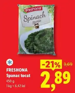 Lidl Freshona Spanac tocat Ofertă