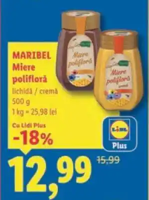 Lidl MARIBEL Miere polifloră Ofertă