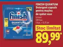 Lidl FINISH QUANTUM Detergent capsule Ofertă