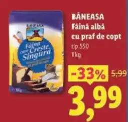 Lidl BĂNEASA Făină albă cu praf de copt Ofertă