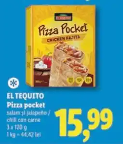 Lidl EL TEQUITO Pizza pocket Ofertă