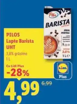 Lidl PILOS Lapte Barista UHT Ofertă
