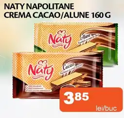 Unicarm Naty napolitane crema cacao/alune Ofertă