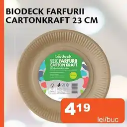 Unicarm Biodeck farfurii cartonkraft Ofertă