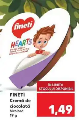 Kaufland FINETI Cremă de ciocolată bicoloră Ofertă