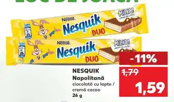Kaufland NESQUIK Napolitană Ofertă
