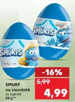 Kaufland SMURF ou ciocolată cu surpriză Ofertă