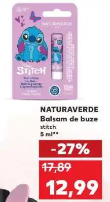 Kaufland NATURAVERDE Balsam de buze stitch Ofertă