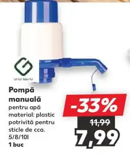 Kaufland Pompă manuală Ofertă