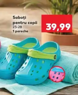 Kaufland Saboți pentru copii Ofertă