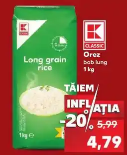 Kaufland Orez bob lung 1 kg Ofertă