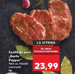 Kaufland Ceafă de porc „Garlic Pepper” Ofertă