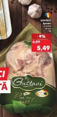 Kaufland GUSTAVI Spinări și spate de pui Ofertă
