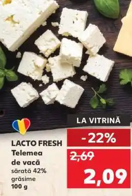 Kaufland LACTO FRESH Telemea de vacă Ofertă