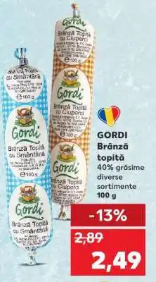 Kaufland GORDI Brânză topită Ofertă