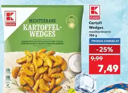 Kaufland Cartofi Wedges mediteraneeni Ofertă
