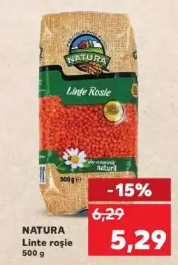 Kaufland NATURA Linte roșie Ofertă